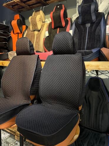 на кару: Чехлы С подушкой, цвет - Черный, Новый, Самовывоз, Платная доставка — 2