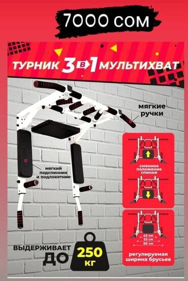 турник домашний настенный: Турник, Новый, Платная доставка, Самовывоз — 1