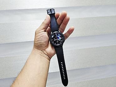 Galaxy Watch: Samsung Galaxy Watch4 (чёрные) - Классический круглый корпус с — 1