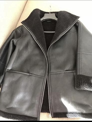 Пончо: Дубленка, Оверсайз, L — 3