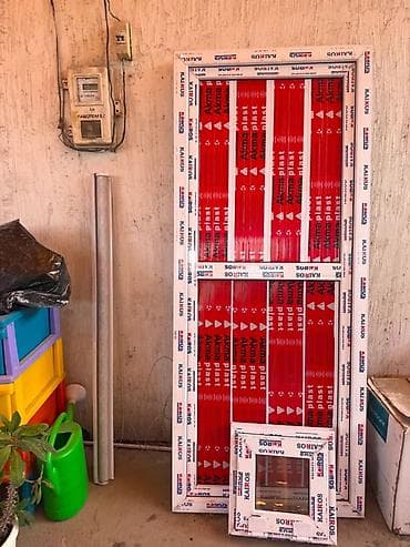 шкаф купе б: ПВХ окна и дверь из профиля KAIROS/AKMA PLAST - Комплект из изделий — 1