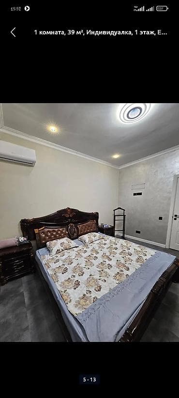 osh flats: 1 комната, 39 м², Индивидуалка, 1 этаж, Евроремонт — 9