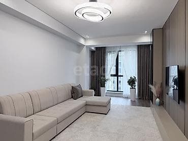 3 комнаты, 109 м², Асанбай мкр 7 этаж, Дизайнерский ремонт