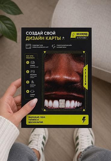стик бот: Набор стикеров-скинов для банковских карт «Создай свой дизайн» - — 2
