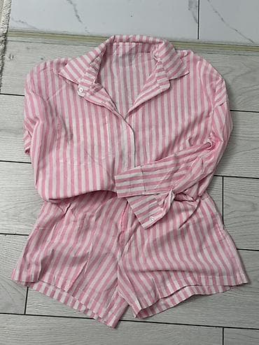 pull and: Двойка комплект в полоску - Двухпредметный набор: рубашка на — 1