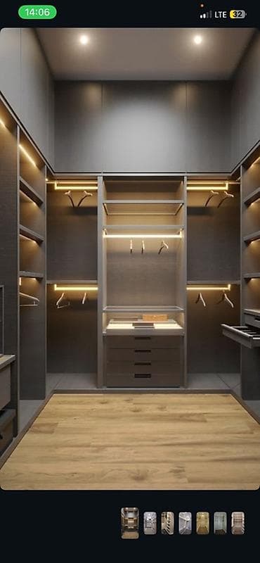 Шкаф на заказ, Угловой, ЛДСП, Дизайн, проект