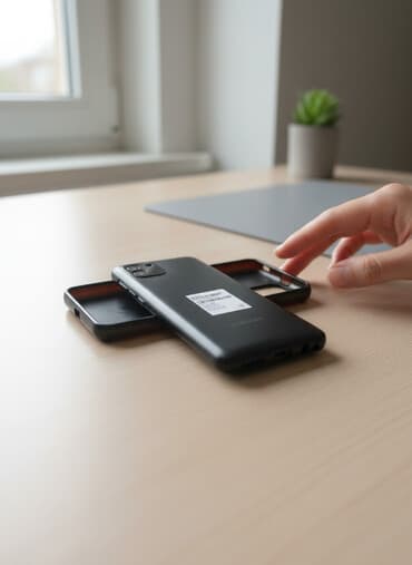 продажа ноутбуки: Samsung Galaxy A03, Колдонулган, 32 ГБ, түсү - Кара, 2 SIM — 1