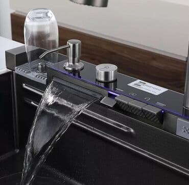 водиной насос высокого давления: Многофункциональная кухонная мойка из нержавеющей стали с толстой — 3