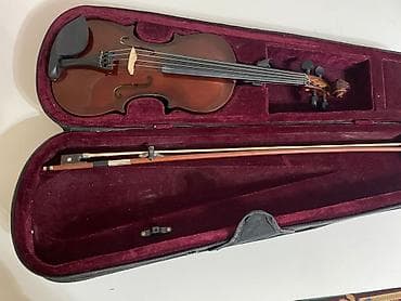 курсы скрипки: Скрипка классического формата 4/4 в комплекте с футляром и смычком — 3