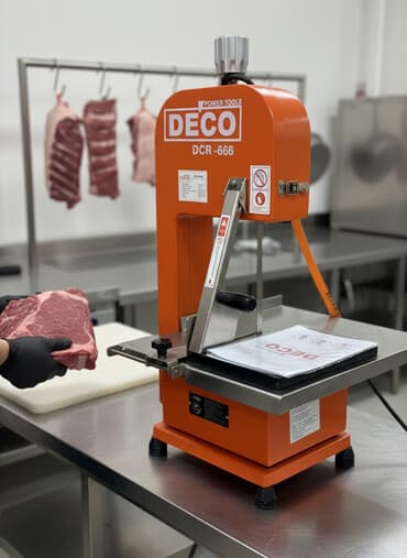 Ленточная пила для мяса DECO DCR-666 Профессиональное оборудование