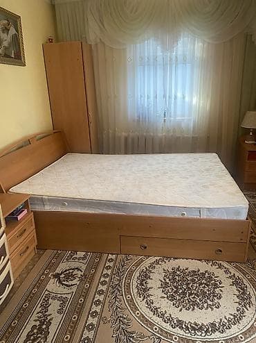 раскладной кресло кровать: Кресло-кровать, Б/у, Односпальный, Самовывоз, цвет - Бежевый — 4