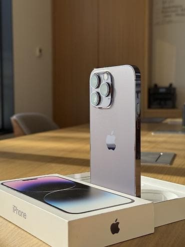 apple iphone 14 pro max: IPhone 14 Pro Max, Б/у, 256 ГБ, Deep Purple, Коробка, 100 % — 5