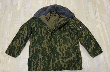 военный дождавик: Зимняя утеплённая куртка (парка) в камуфляже «Берёзка/Цифра» с — 1