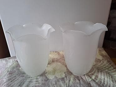 Плафоны 2 шт. для светильников - Материал: стекло, молочное/матовое at lalafo.kg Плафоны 2 шт. для светильников - Материал: стекло, молочное/матовое