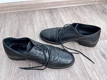 Мужские туфли, 37, Б/у, цвет - Черный, Самовывоз