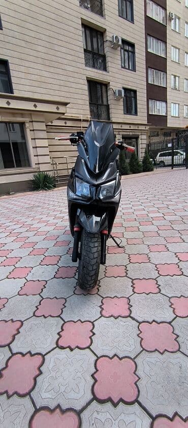 купить трехколесный электроскутер бу: Черный мопед Самурай — 1