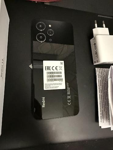 мед алимин: Redmi, Redmi 12, Б/у, 256 ГБ, цвет - Черный, 2 SIM — 1