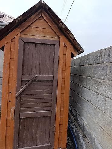 Туалетная кабинка, будка, Материал: Дерево at lalafo.kg Туалетная кабинка, будка, Материал: Дерево