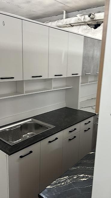 Дом и сад: Кухонный гарнитур, цвет - Белый, ДСП — 6