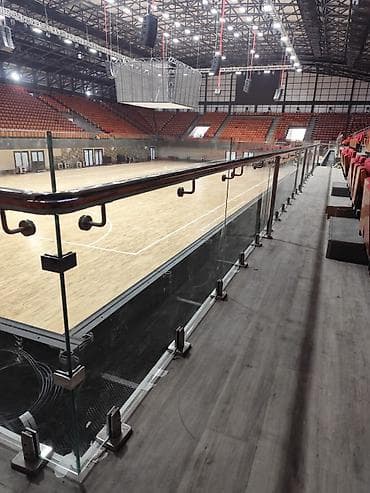 лист стекло: Изготовление перил Материал: Стекло, Для дома, Покрытие: Никель, Бесплатная доставка — 5