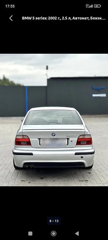 лямбда зонд бмв е39: BMW 525: 2002 г., 2.5 л, Автомат, Бензин, Седан — 7