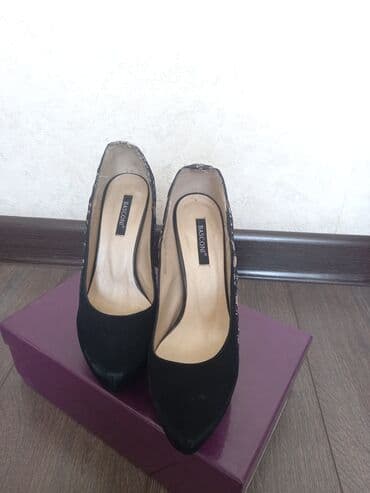 туфли беж цвет: 38 размер, Basconi, натуральная замша, состояние отличное, 800с — 2