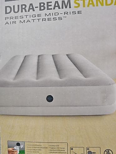 Надувные матрасы: Каракол Надувной матрас кровать Intex Dura‑Beam Standard Prestige — 1