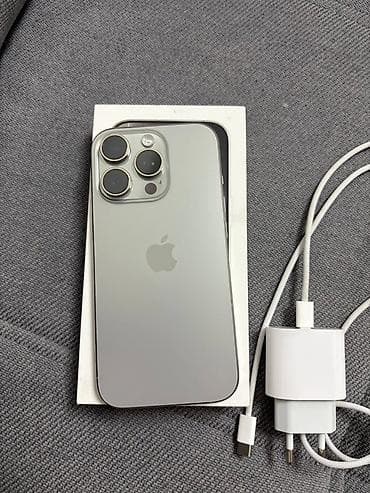 iphone xc: IPhone 16 Pro, Б/у, 256 ГБ, Natural Titanium, Коробка, 100 % — 1