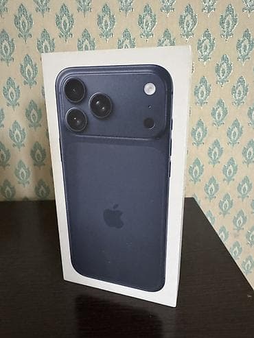 IPhone 17 Pro Max, Новый, 256 ГБ, Синий, Коробка, 100 %