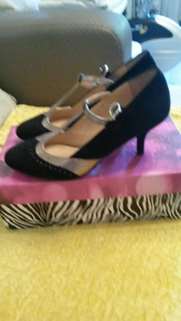 женские брендовые туфли недорого: Туфли, 37, Aigle, Новый, цвет - Черный, Самовывоз — 1