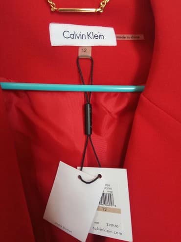 вечернее платье шанель: Новый красный пиджак Calvin Klein, размер 12, на наш 50-52.покупала в — 3