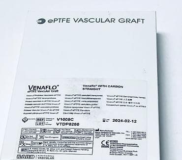Сосудистый протез VenaFlo II ePTFE Vascular Graft, 6 мм × 40 см — at lalafo.kg Сосудистый протез VenaFlo II ePTFE Vascular Graft, 6 мм × 40 см —