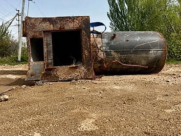 садовый тент: Срочно !Металлическая печь, котел, буржуйка из толстостенной трубы - — 1