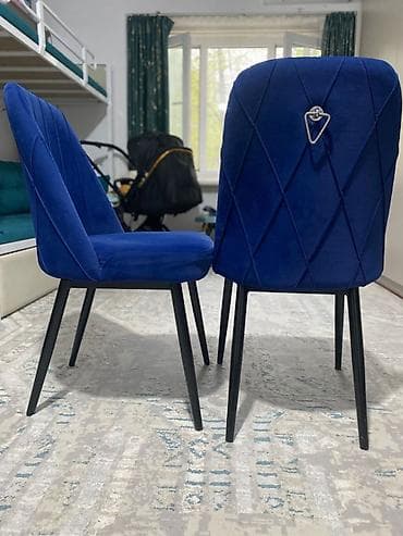 stol: Кухонный стол и стул, Б/у, цвет - Синий — 5