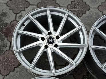 et35: Литые Диски R 19 Kia, Комплект, отверстий - 5, Б/у — 8