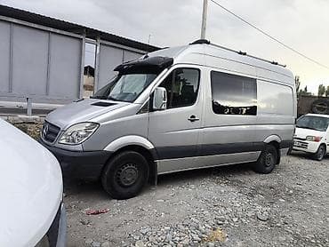 Унаа: Mercedes-Benz Sprinter (длинная база, высокий крыша), серебристый. - — 9