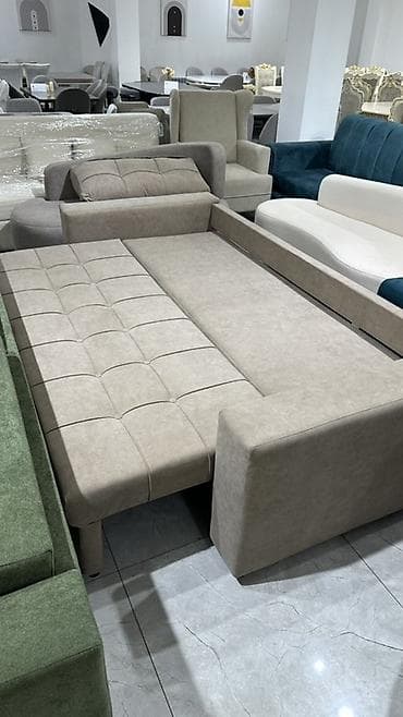 диван спальный раскладной: Прямой диван, Трехместный — 3