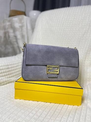 Зер буюмдар: Классикалык сумка, Fendi, Кытай, Материалы: Замша, Катуу конструкция, Аялдарга, Жаңы — 2