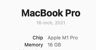 intel core i: Для программирования, Б/у, Apple M1 Pro, ОЗУ, RAM: 16 ГБ — 2