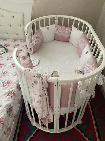 Балдар эмереги: Балдар үчүн трансформер керебет, Башка түрү, түсү - Ак — 1