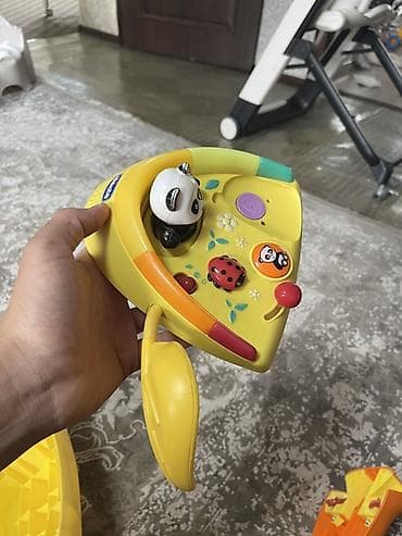 детский манеж и ходунок: Ходунки для малышей с игровой панелью - Разборная конструкция: основа — 3