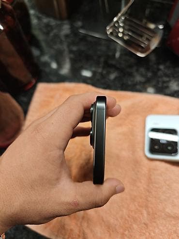 буушный айфон: IPhone 16 Pro, Б/у, 128 ГБ, Black Titanium, 87 % — 7