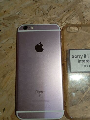 чехол на редми 7 а: IPhone 6s, Колдонулган, 32 ГБ, Rose Gold, 21 % — 1