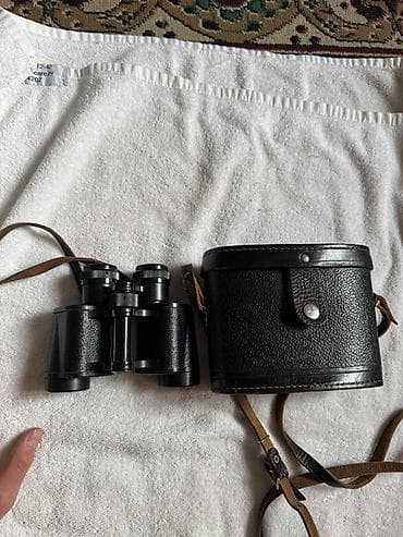 Спорт үчүн башка товарлар: Бинокль с кожаным футляром - Классическая призменная конструкция — 1