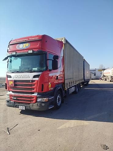 тягач лизинг: Тягач, Scania, Тентованный — 3