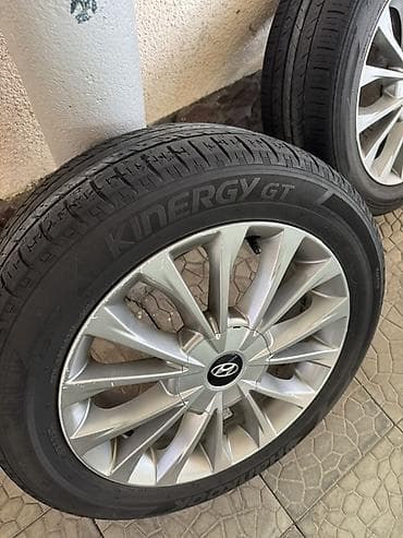 diska 13: Колеса в сборе 215 / 55 / R 17, Всесезонная, Б/у, Комплект, Легковые, Литые, отверстий - 5 — 2