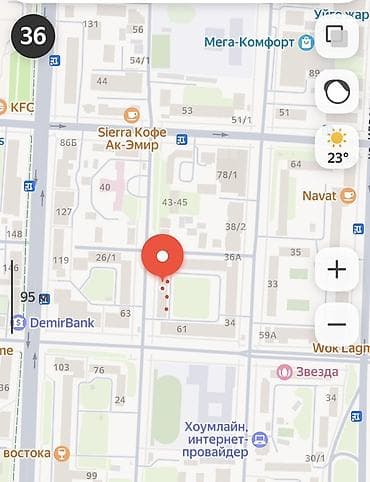 сдаю квартиру жибек жолу: 3 комнаты — 1