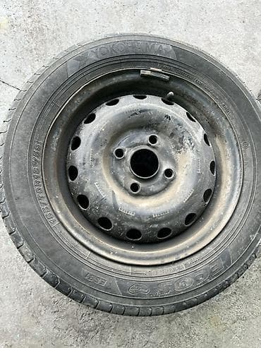 zero x neo: Колеса в сборе 155 / 70 / R 13, Лето, Б/у, Комплект, Легковые, Железные, отверстий - 4 — 1