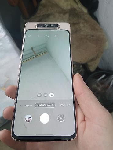 самсунг галакси а 80: Samsung Galaxy A80, Б/у, 128 ГБ, цвет - Розовый, 2 SIM — 1