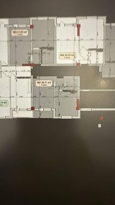 Батирлер: 1 бөлмө, 37 м², Элитка, 8 кабат, Даяр ПСО (өзү оңдоп түзөтүп бүтүү үчүн) — 1